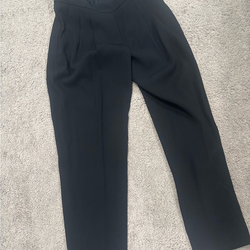 Babaton Black Pleated Pants